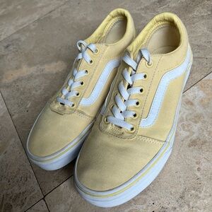 Pastel Yellow Vans Old Skool
